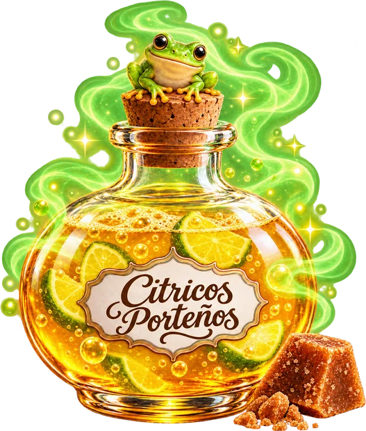 Poción del jugo agua sapo